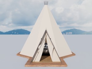 Custom Outdoor Camping Resort Indian Tipi Tente