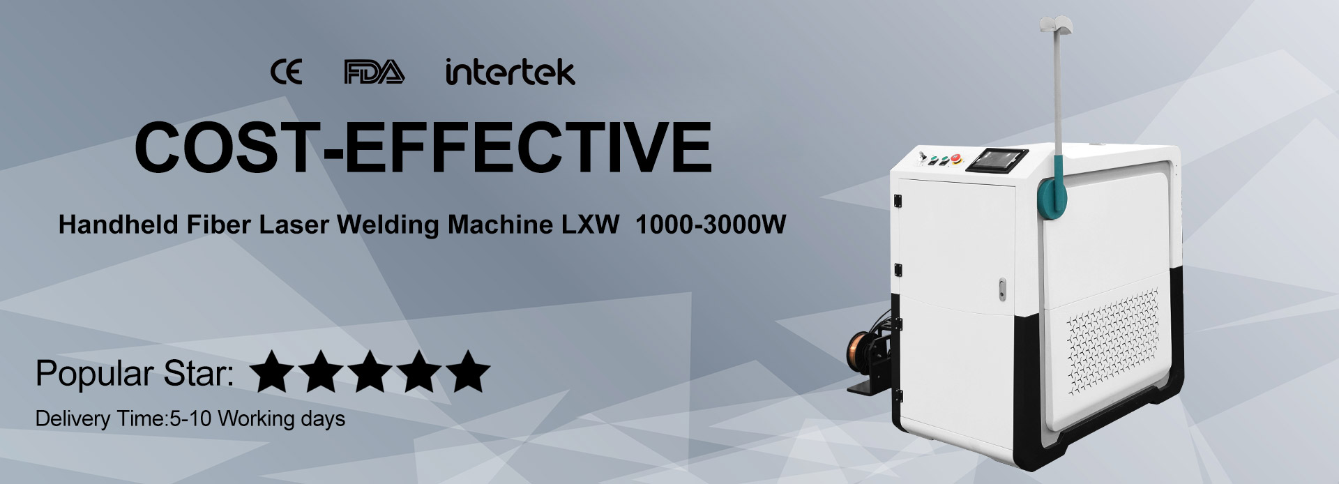 LXW-1000/1500/2000W ръчна машина за лазерно заваряване на влакна за неръждаема стомана въглеродна стомана желязо алуминий