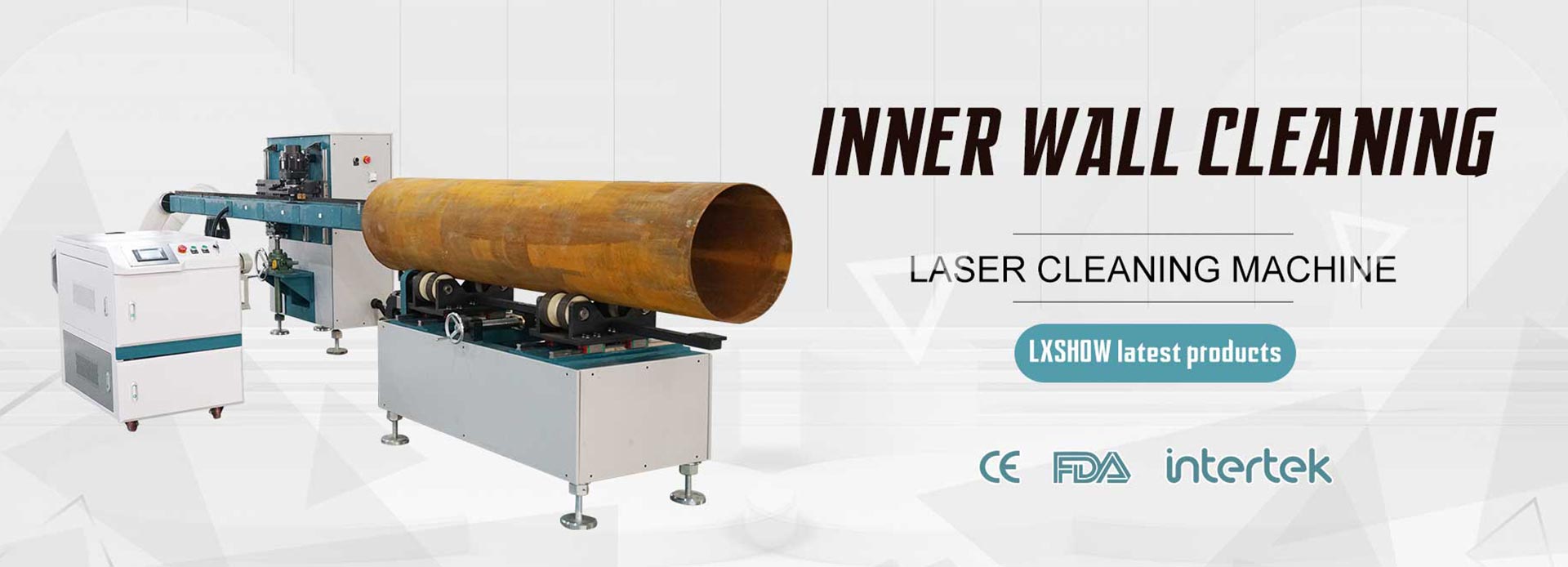LXC-Metal Tube Tube Machine Glanadh Laser Derusting Balla Laistigh
