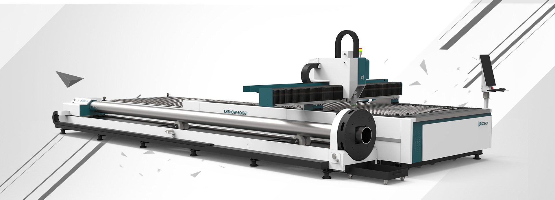 LX3015ET Rotary Exchange Table Metal Plate a Tube Cnc fiber laser cutting machine 3000W 4000W 6000W 12000W