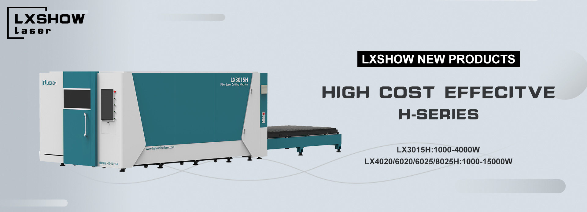LX3015H Uhi piha ka Papa Hoʻololi Fiber Laser Metal Cutting Machine 2000W 4000W 6000W 8000W