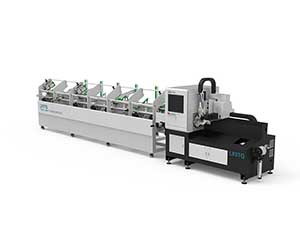 LX9TQA Alimentazione Automatica Fibra Laser Cutting Tube Metal Tube Machine per Ferru Acciaio Inox Carbon Steel