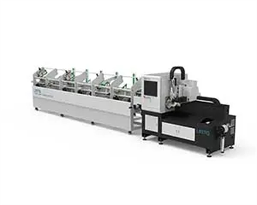 LX9TQA Автоматическая машина для лазерной резки металлических труб с подачей волокна для железа, нержавеющей стали, углеродистой стали