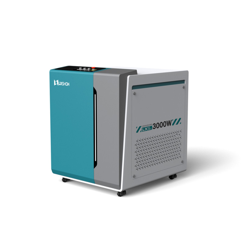 Máquina de limpeza láser LXC-3000W para eliminación de óxido con enfriador de auga incorporado