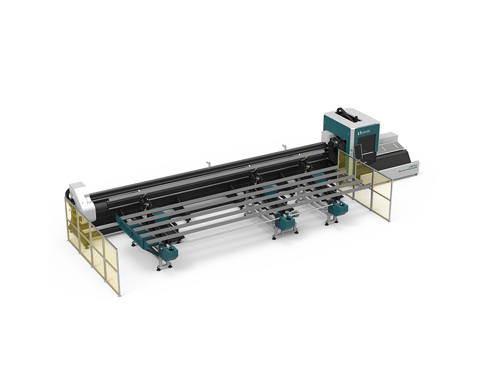 LX83THA otomatis loading na unloading CNC Serat laser Tube motong Mesin pikeun Metal