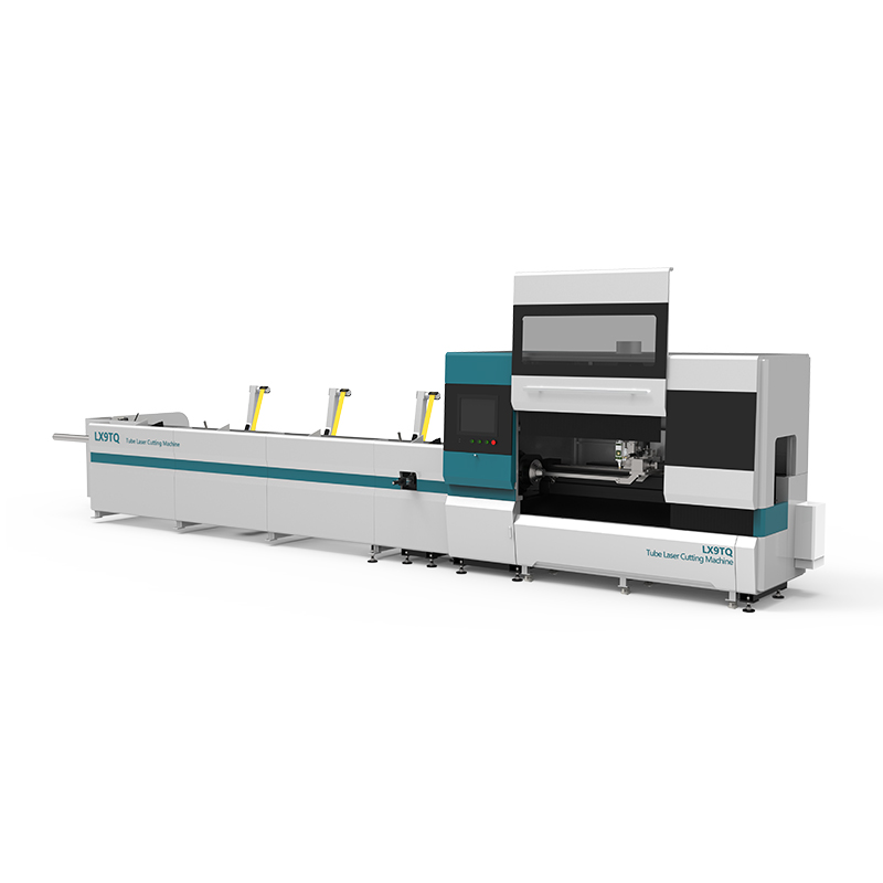 LX9TQ Machine de découpe laser à fibre de tube en acier métallique de type traction avant la moins chère 1KW 1.5KW 2KW 3KW