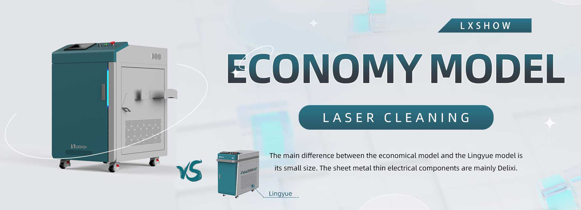Máy làm sạch bằng laser kiểu kinh tế được thiết kế mới với giá rẻ để loại bỏ rỉ sét sơn kim loại