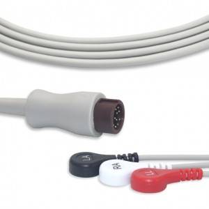 Biolight ECG Cable With 3 Leadwires AHA G3147S