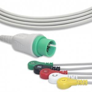 Spacelabs ECG Cable With 5 Leadwires IEC G5226S