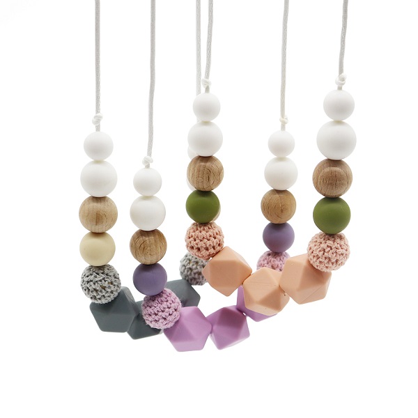 What kind of string is used for teething necklaces? | Melikey