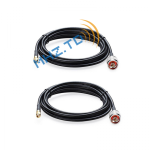 N erkek - SMA /RP-SMA erkek konnektör pigtail RG58 kablo düzeneği 50cm