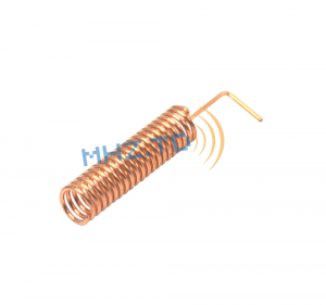 Naka-embed na 433MHZ elbow spring antenna 433MHZ copper spiral coil antenna Angkop para sa wireless na pagbabasa ng metro, metro ng kuryente, metro ng tubig, welding ng motherboard.