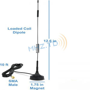 4G/LTE external magnetic antenna na ginagamit sa disenyo at pag-develop ng router at modem gamit ang mga SMA connectors