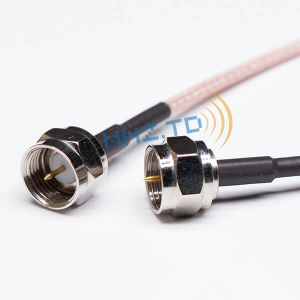TV Coaxial Extension Cable F to Type F Cable F Male to Type F Male Cable 75 Ohm Coaxial Connector Cable Extension E Loketse WiFi Router, Amateur Radio Antenna, Signal Booster Use