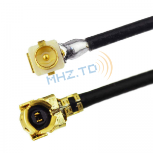 Cable RF IPX/IPEX/UFL femella a IPX/IPEX/UFL mascle Cable d'extensió UL de baixa pèrdua d'1,13 mm