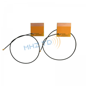 Antena integrada fina del PWB de 2,4 Ghz, conector del cable U.FL de 1,13 Rf