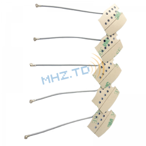 2,4GHz UF IPEX-connector Bonded Flexibele Printed Circuit FPC-antenne met RG113 grijze kabel voor 2,4GHz ISM-toepassingen, waaronder Bluetooth® en ZigBee®, evenals single-band WiFi.