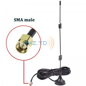 Sma Connector Outdoor Antenna Custom na Kotse GMS/GPRS/4G Magnetic Antenna