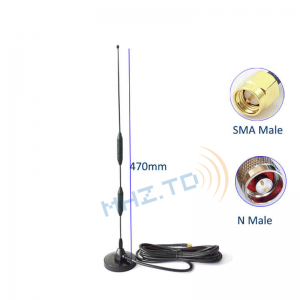 NB-IOT antena GSM fimbo mbili kubwa magnetic antena SMA kontakt