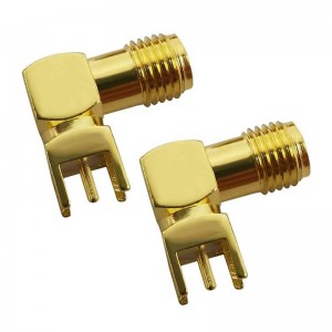 RF Coaxial Connector SMA-KWE Extended 14.5mm/17mm/19mm/23mm Male Screw Female Hole/Pin SMA Connector ho an'ny PCB