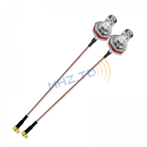 BNC женски към MCX мъжки RG316 Коаксиален кабел RF кабел