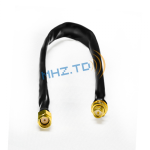 СМА мушки на СМА женски склоп каблова, СМА рп конектор, дужина кабла 20 цм (термоскупљајућа омотача)