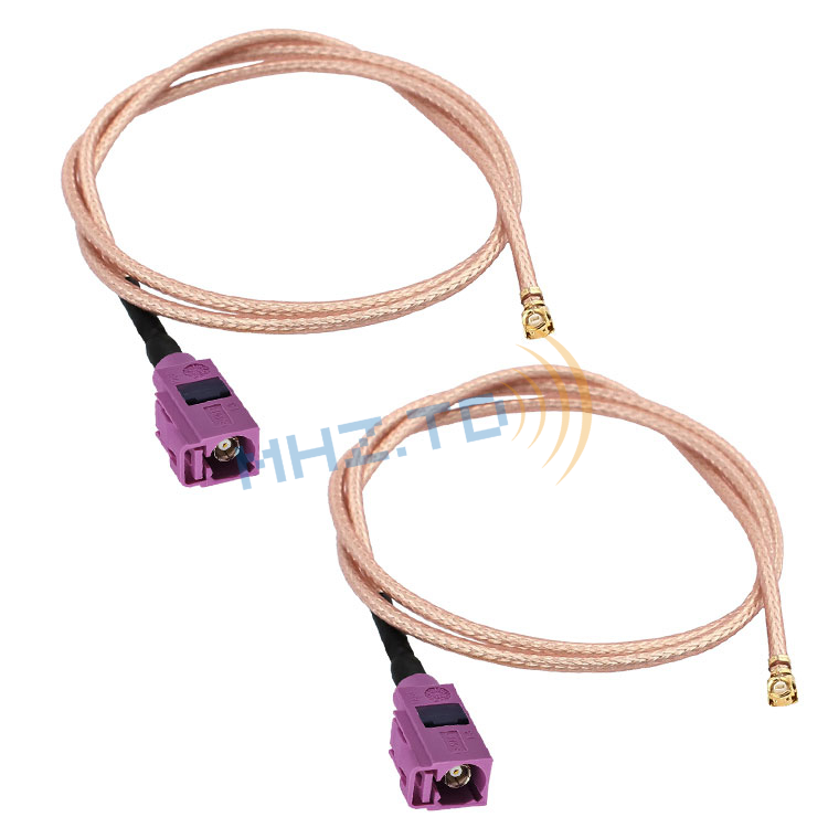 fakra (D) to ipex ufl 1.78 cable rf fakra pigtail female to ipex connector خصوصي تصوير