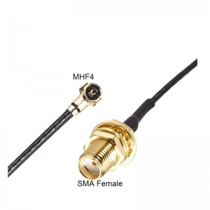 U.FL Plug to SMA Jack, RF/Coaxial Cable Assembly, RG113 Patch Cord