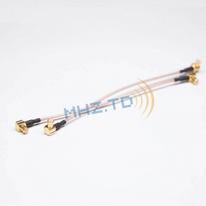 MCX/M hanggang MCX/M right Angle jack/RF cable assembly