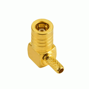 Smb-kw RF coaxial connector SMB babaye right Angle cable connector