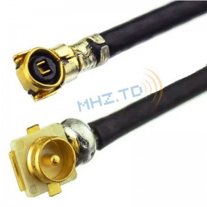 sma to ufl connector1.13 Itim na cable MHF4 IPEX Ⅳ WiFi antenna extension cable