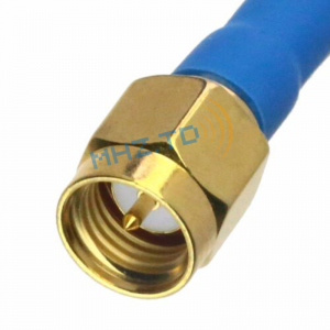 RF Cable N Plug elbow Turn SMA Male RG402 Flexible semi-rigid sheathed Rf Cable Assemblies