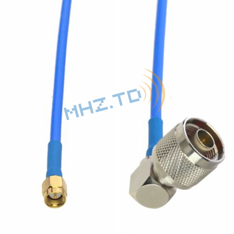 RF Cable N Plug elbow Turn SMA Male RG402 Flexible semi-rigid sheathed Rf Cable Assemblies Itinatampok na Larawan