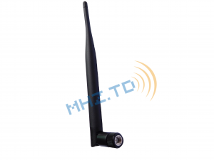 SMA mannelijke rubberen antenne ronde 2,4 Ghz omnidirectionele antenne geschikt voor draadloze communicatie zoals routers