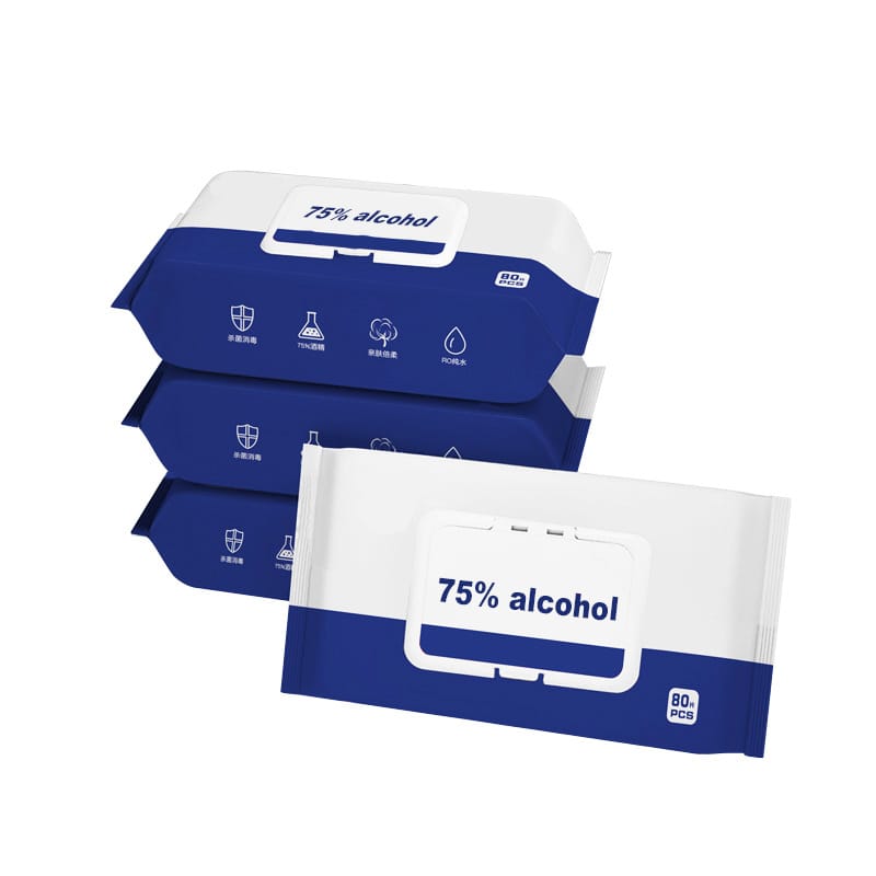 Alcohol Wipes Medical Surface Disinfecting Towelettes Antibacterial Wipes Featured Image