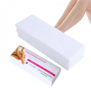 One Time Customized Logo Non-woven Body and Face Depilation Paper Beauty Wax Strip