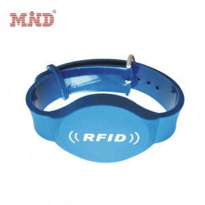 Band arddwrn RFID silicon