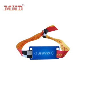 Pulseira tecida RFID