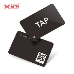 Матово-чорна цифрова візитна картка NFC NTAG 215 NTAG 216 у соціальних мережах