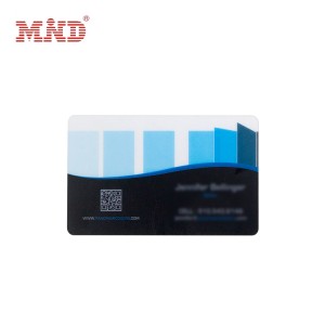 પૂર્ણ રંગ પ્રિન્ટીંગ પીવીસી હિમાચ્છાદિત પારદર્શક સ્પષ્ટ કાર્ડ
