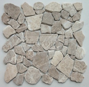 အရည်အသွေးမြင့် အဝါနုရောင်ရှိသော သဘာဝကျောက်သား Decoraton ကြမ်းပြင်အတွက် ပုံမှန်မဟုတ်သော စကျင်ကျောက်သား Mosaic တရုတ်ကြမ်းပြင်များ စကျင်ကျောက်ပြား Mosaic လက်ကား Tile နှင့်အတူ Matt ပြီးသော မျက်နှာပြင်ကျောက် Mosaic ကြွေပြားများ သဘာဝကျောက် Mosaic ကြွေပြား သေးငယ်သော ကျောက်သား Mosaic ကျောက် Mosaic Backsplash ပြင်ပ Mosaic ကြွေပြားများ