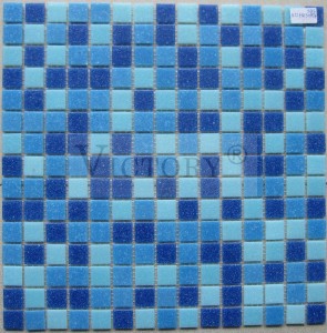 Mosaici di piscina Mosaici Salone è Spa Mosaici d'acqua blu per piscina Prezzi boni Cinese 20X20mm Piscina di 4 mm di spessore di mosaicu di vetru Materiale di custruzzione di 4 mm di spessore Piastre di piscina di vetru ...