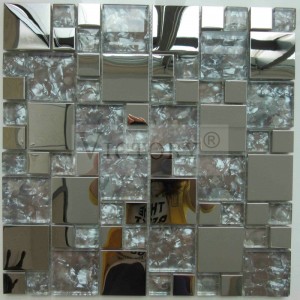 Metal mozaika plitalary poslamaýan polatdan ýasalan mozaika metal mozaika diwar sungaty