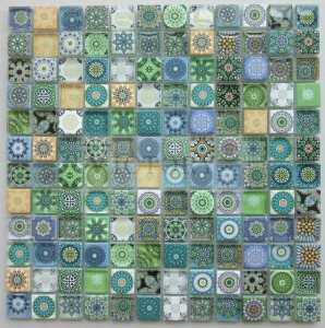 breac-dhualadh inkjet Flower Mosaic Glass Mosaic Tile Art Kitchen Mosaic Salon Mosaic Mosaic