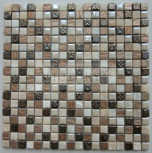 Porculanski keramički mozaik pločica Glazirani keramički mozaik 12 X 12 keramički mozaik pločica Keramički mozaik pločica Backsplash Foshan keramički i kristalni mozaik za podove i zidove na veliko Popularni kućni backsplash...