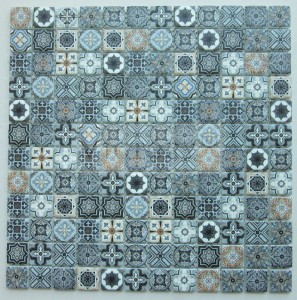 Brizgalni mozaik Cvetlični mozaik Stekleni mozaik Ploščice Art Kuhinjski mozaik Salon Mozaik