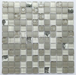 Mozaika kuchenna Backsplash Mozaika Łazienka Płytki ścienne Kwadratowe mozaiki