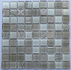 Mozaik Kuhinjski Backsplash Mozaik Zidne pločice za kupatilo Kvadratne mozaik pločice