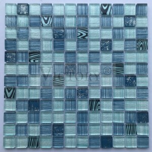Mosaico de cozinha Backsplash Mosaico de azulejos de parede de banheiro Mosaico quadrado