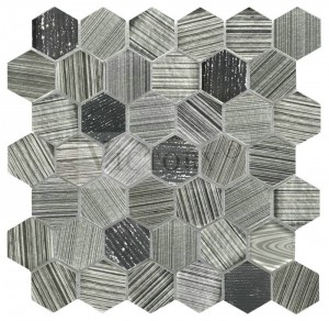 Hexagon Mosaic Tile Black Mosaic Tile Asul nga Mosaic Tile Backsplash Mosaic Bathroom Wall Tile